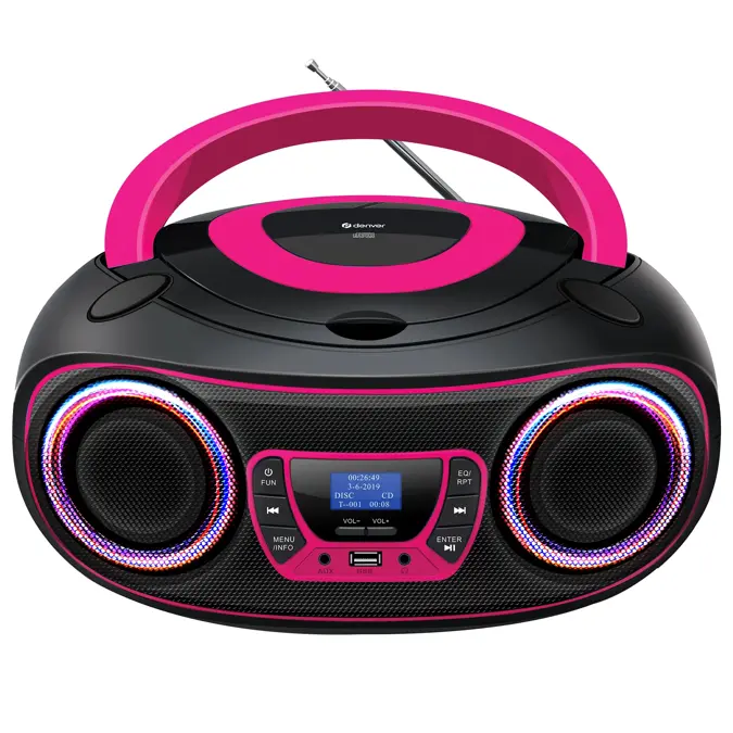 Denver TDB212PINK DAB+/FM Radio Boombox