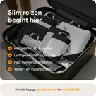 Compressie Packing Cubes – 6 stuks – Zwart
