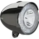 Axa koplamp 706 15 lux batt dark chrome