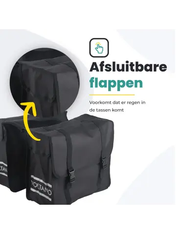 Voltano Dubbele Fietstas XL 48 Liter