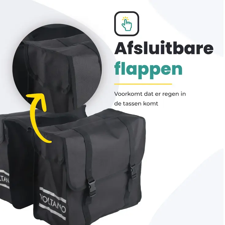 Voltano Dubbele Fietstas XL 48 Liter