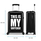 This Is My Suitcase - Handbagage - 54cm / 40L