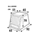 Lampa auto-hondenbench 65 x 92 x 70H cm