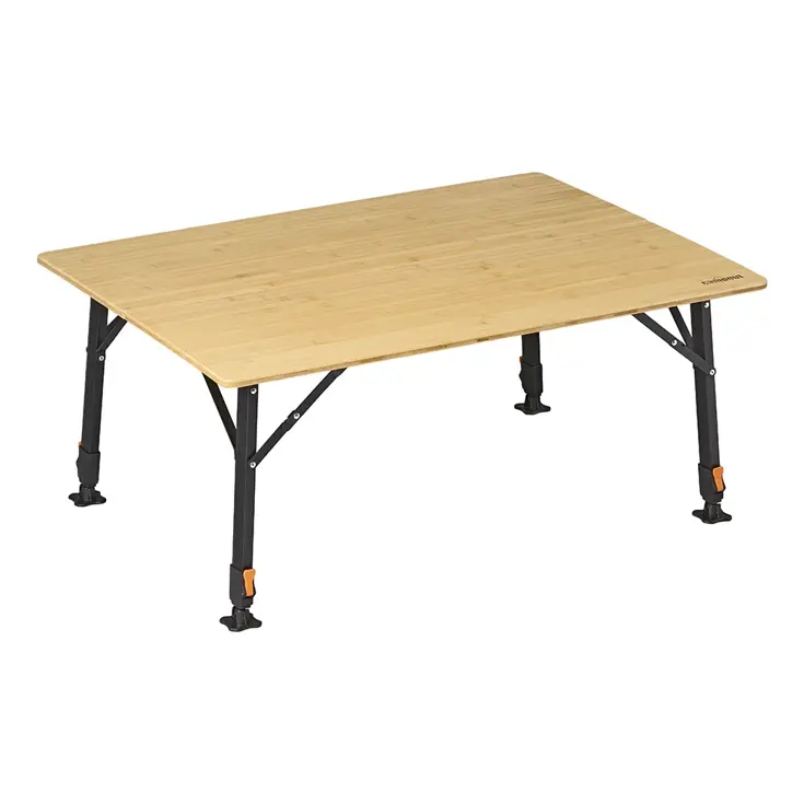 Campout Campingtafel - 100x72x70 cm - Bamboe