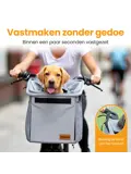 Pawesome 3-in-1 Fietsmand voor honden