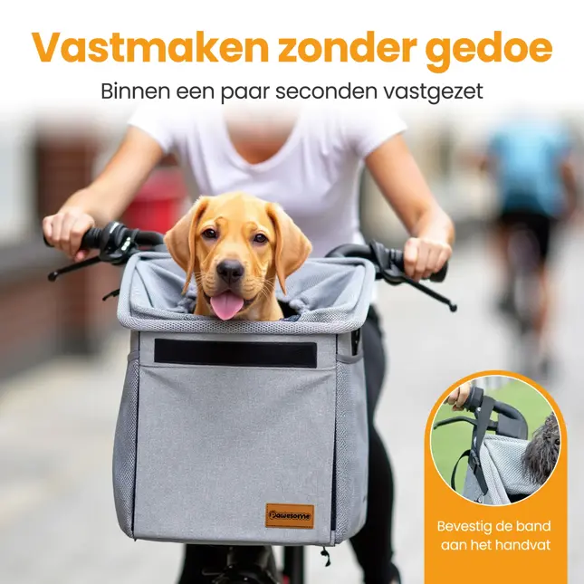 Pawesome 3-in-1 Fietsmand voor honden