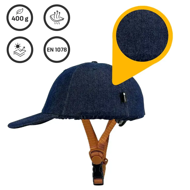 SwitchCap fietshelm - Blue Denim Cap