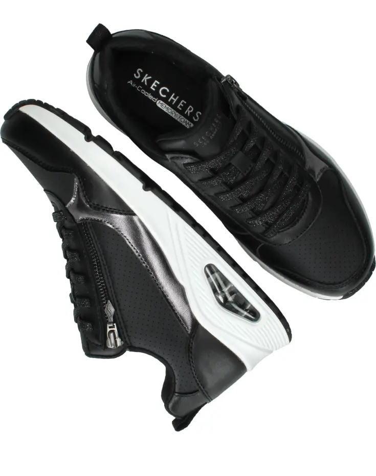 Uno Metallic Sliders veterschoenen Dames