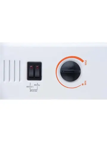 Convectorkachel - 1500W - 50 × 18 × 33 cm