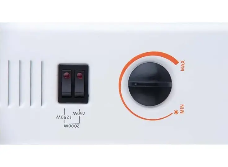 Convectorkachel - 1500W - 50 × 18 × 33 cm