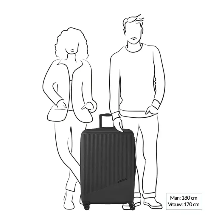 Bali 4 Wiel Trolley L  | 96 L