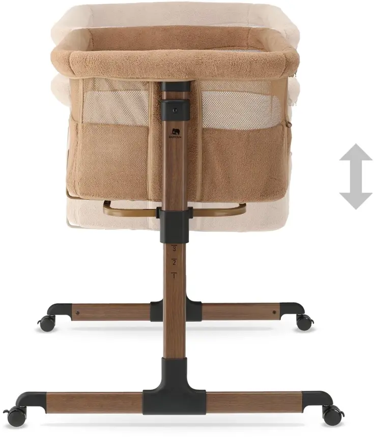 Snoozy Teddy Co Sleeper - Verstelbaar frame