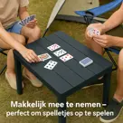 HEM Bijzettafel Zwart - Tuintafeltje 60x39x45 cm