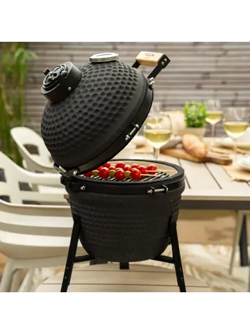Kamado 13 inch Classic mat black Patton