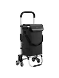 40L boodschappentrolley met trapwielen