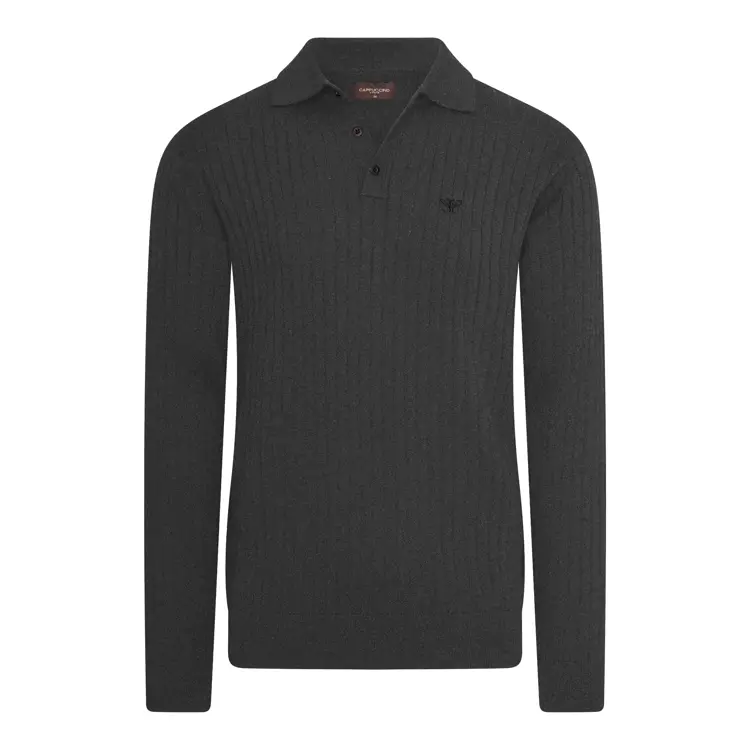 Heren Massa Knit Polo Cappuccino Italia