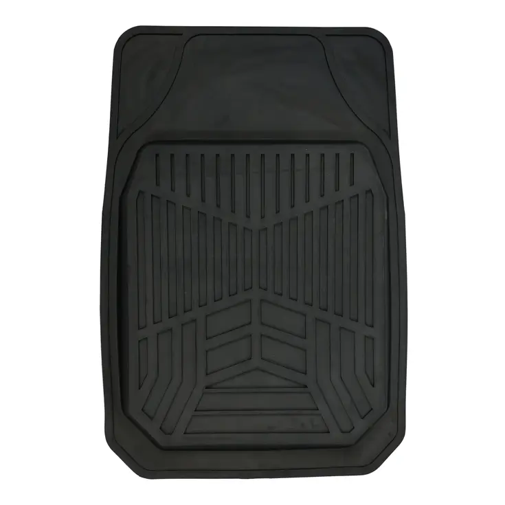 Zwarte rubberen schaalmat 74x50cm voor auto