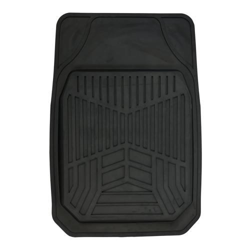 Zwarte rubberen schaalmat 74x50cm voor auto