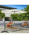 Zweefparasol – 300cm – Crème