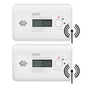 C10-W Koppelbare koolmonoxidemelder 2-pack