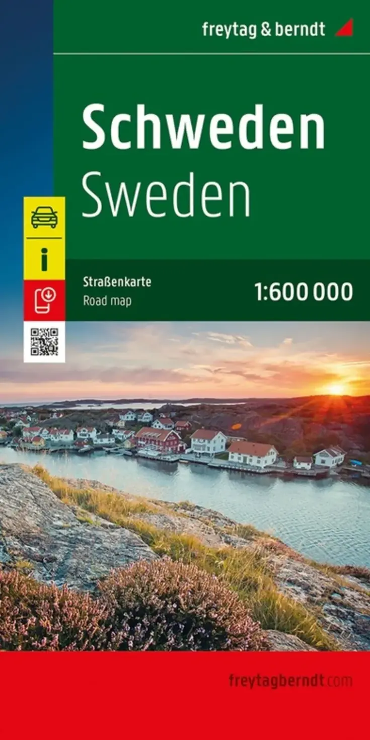 Wegenkaart Zweden