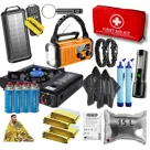 Noodpakket XXL-Noodradio, Kooktoestel & Powerbank