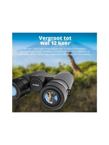 HD Verrekijker - 12x42 - BAK-4 Prisma