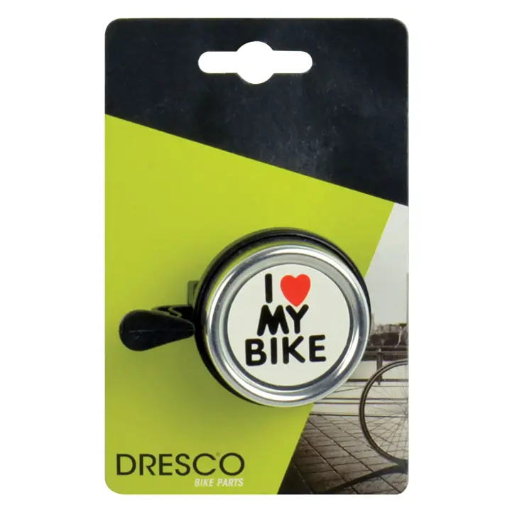 Fietsbel “I Love My Bike” met helder geluid