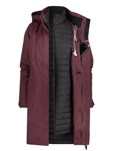 Rafaela – 3 in 1 parka dames - Human Nature