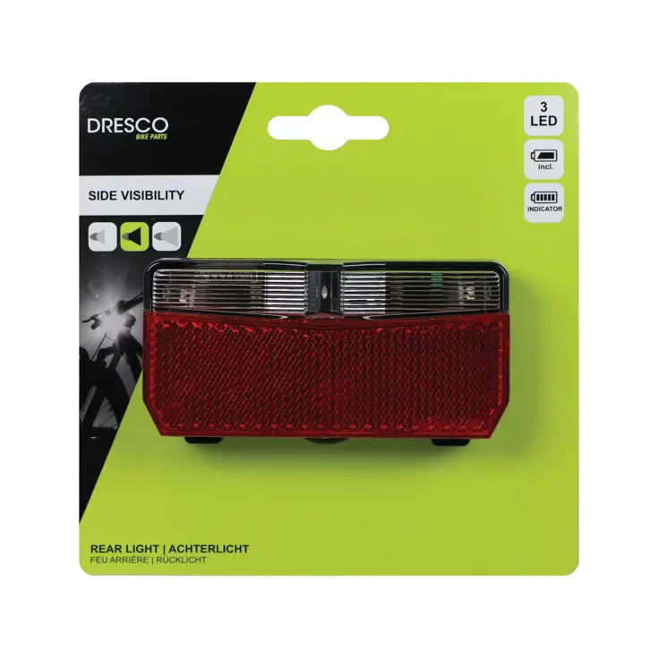 Compact modern achterlicht met 3 krachtige LED's