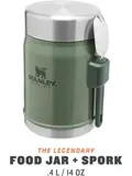 Stanley Voedselcontainer Groen - 0,4L