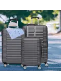 Kofferset – 3 Delig – 38L – Donkergrijs