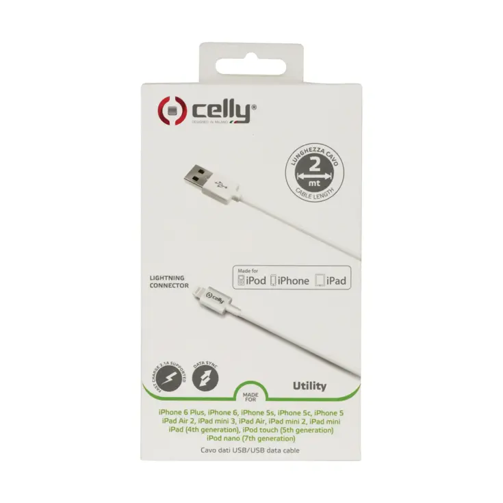USB Lightning kabel 2m voor iPhone