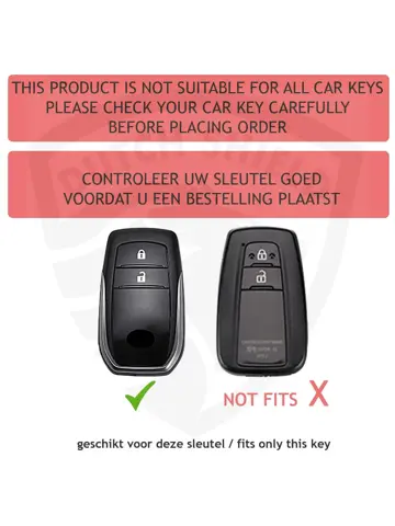 Metalen Sleutelhoesje voor Toyota grijs A2