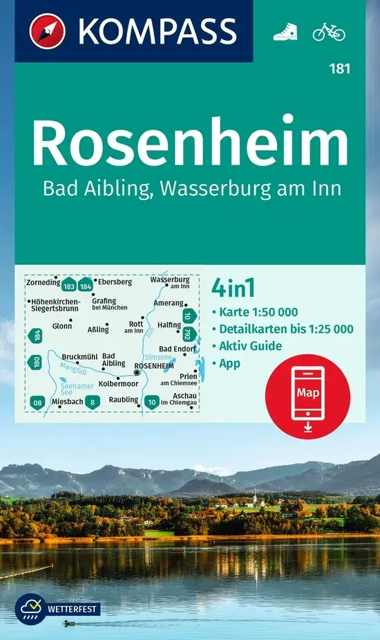 Wandelkaart WK181 Rosenheim
