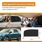 R2B Zonnescherm Auto Zijruit - Set van 2