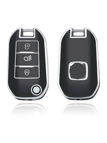 TPU Sleutelhoesje voor Opel zwart A3B