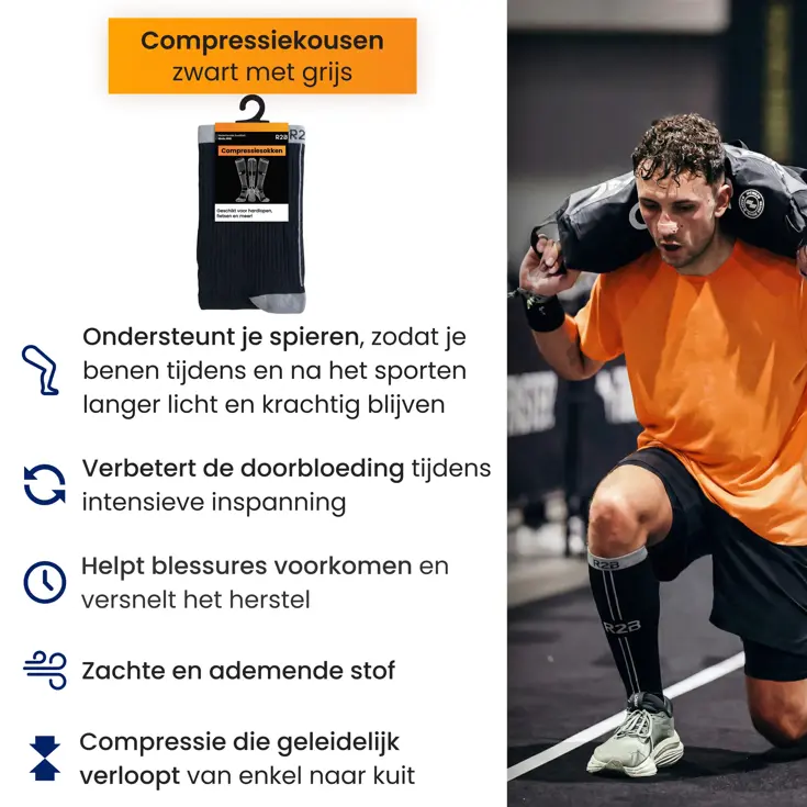 Sport Compressiesokken - Kousen Hardlopen