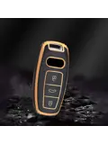 TPU Sleutelhoesje voor Audi goud D3