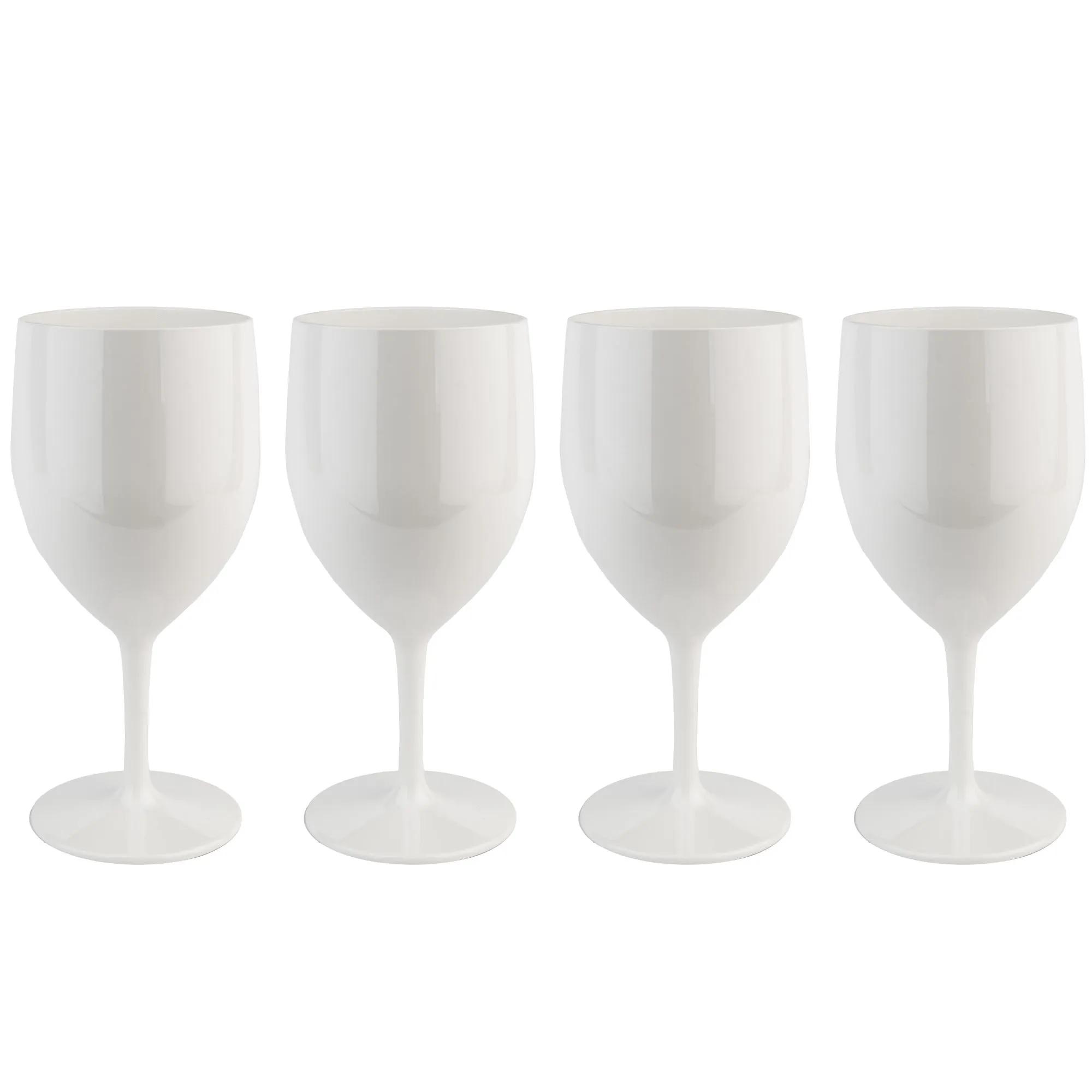Mydrinkglass Camping wijnglazen  4 stuks    Wit