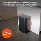 QLT Push Prullenbak - 55 Liter