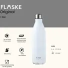 FLASKE 1 liter RVS Drinkfles