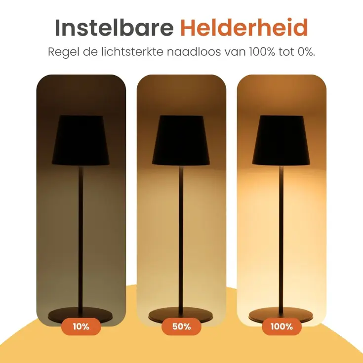 Chroma Tafellamp Oplaadbaar - 38cm - RGBW