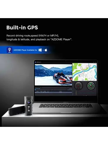 M550 Pro 2CH 4K Wifi GPS 64gb dashcam