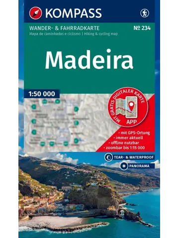 Wandelkaart WK234 Madeira