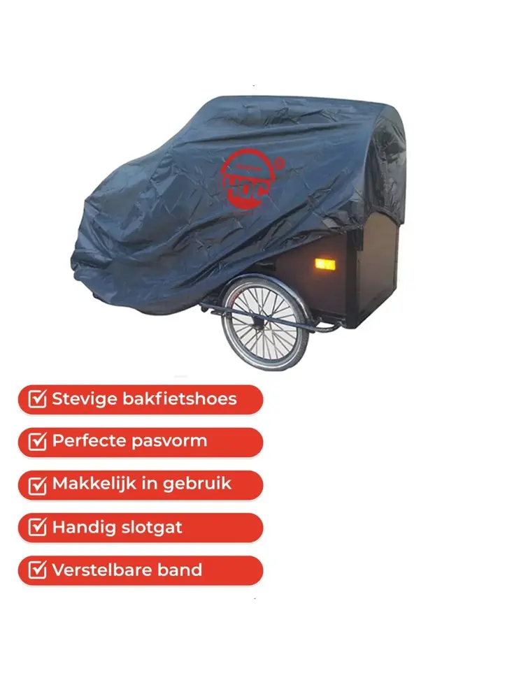 Bakfietshoes 265x105x125 cm Waterdicht