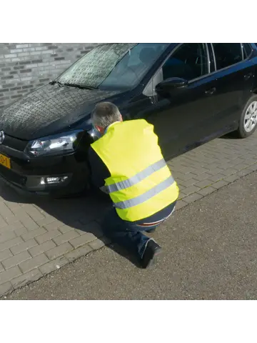 Dresco Veiligheidsvest reflectie geel