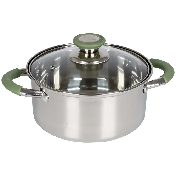 Bo-Camp Pannenset Elan 1 plus 3-Delig RVS