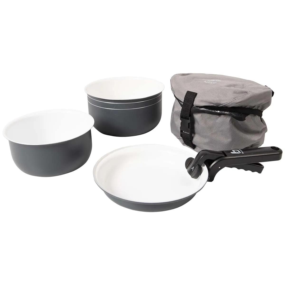 Bo-camp  Pannenset Trekking 5-Delig  Antraciet main product image