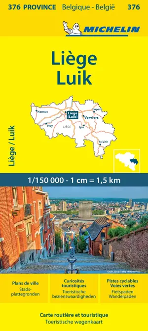 Wegenkaart Local 376 Provincie Luik